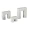 White Abstract Square Arch Marble Sculpture Set